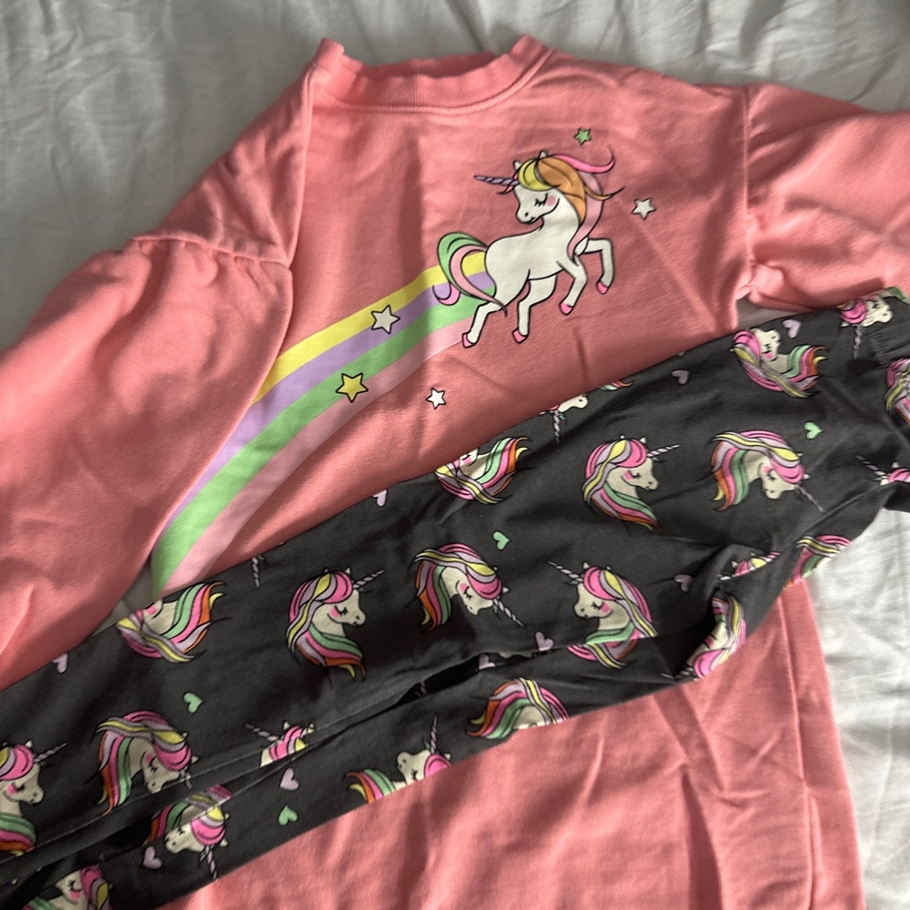 Unicorn sweater pants set